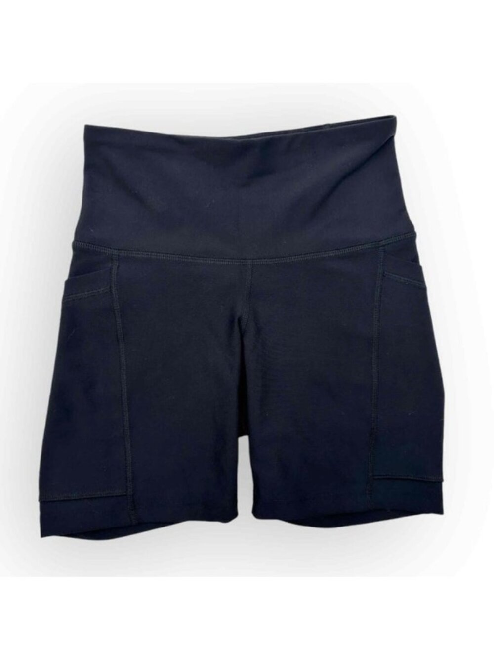Old Navy Active Black High Waisted POWERSOFT GO DRY Bike Shorts